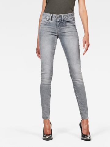G-Star Dżinsy - Skinny fit - w kolorze szarym