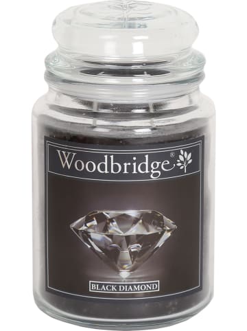 Woodbridge Geurkaars "Black Diamond" zwart - 565 g