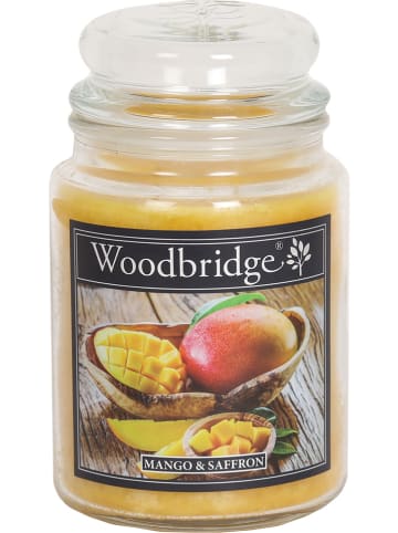 Woodbridge Geurkaars "Mango & Saffron" geel - 565 g