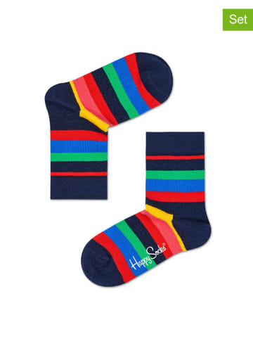 Happy Socks Skarpety (2 pary) "Lines" ze wzorem