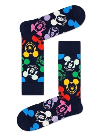 Happy Socks 2-delige geschenkset zwart/meerkleurig
