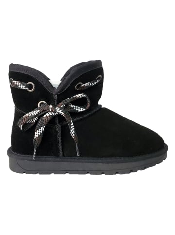 NICEBAY Leder-Winterboots "Batia" in Schwarz