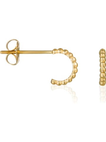 L'OR by Diamanta Gold-Ohrstecker "Demi cercle"