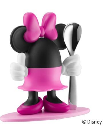 WMF 2-częściowy zestaw "Myszka Minnie" w kolorze czarno-różowym na jajko