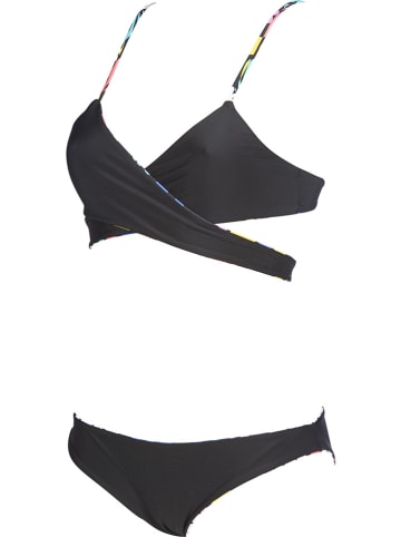 Arena Omkeerbare bikini zwart/meerkleurig