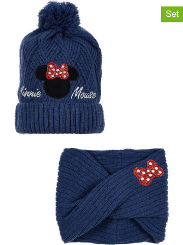Disney Minnie Mouse 2-delige winteraccessoireset "Minnie Mouse" donkerblauw