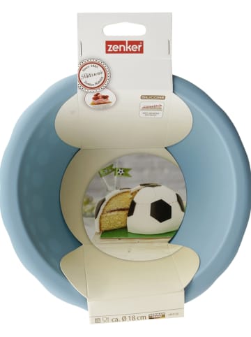 Zenker Bakvorm "Sweet Sensation" lichtblauw - Ø 18 cm