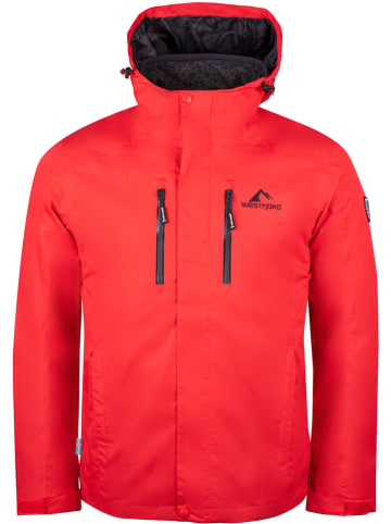 Westfjord 3in1-Funktionsjacke "Hverfjall" in Rot