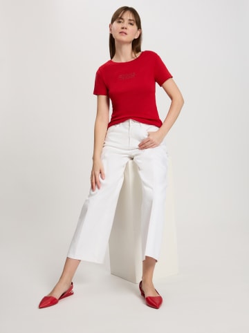 Cross Jeans Koszulka w kolorze czerwonym
