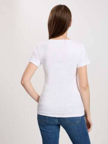Cross Jeans Koszulka w kolorze białym