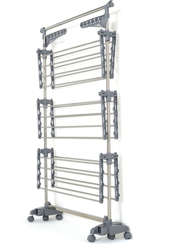 Kitchen Move Wasdroogrek "Ultima" zwart/grijs - (B)167 x (H)172 x (D)50 cm !!