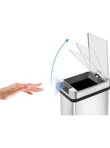 Kitchen Move Edelstahl-Sensor-Mülleimer "Parkside" - 50 l