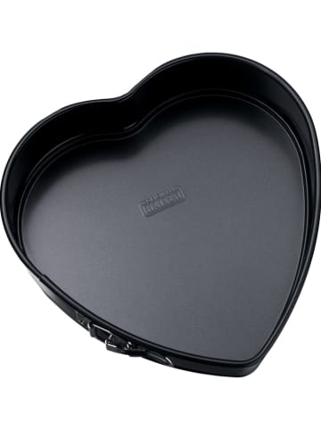 Kaiser Herzkuchen-Springform in Anthrazit - (B)25 x (H)7 x (T)26 cm