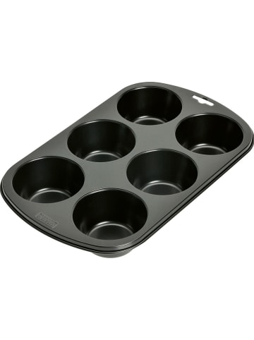 Kaiser Muffinform "Inspiration" in Schwarz - (L)29 x (B)18 cm