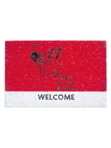Trendy Kitchen by EXCÉLSA Fußmatte "Peanuts" in Rot - (L)60 x (B)40 cm