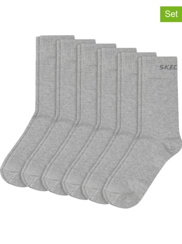 Skechers 6er-Set: Sportsocken in Grau
