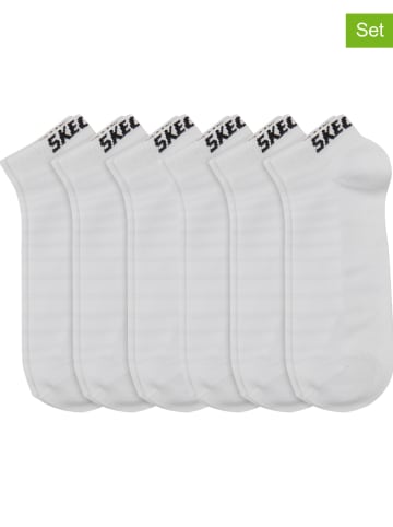 Skechers 8-delige set: sportsokken wit