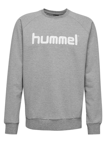 Hummel Sweatshirt "Logo" in Grau