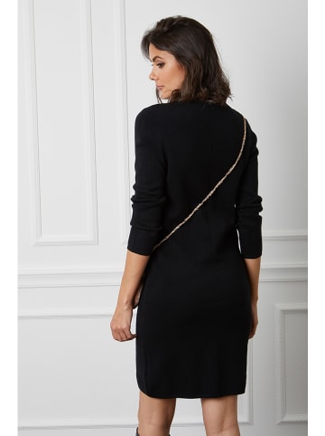 So Cachemire Strickkleid "Anir" in Schwarz