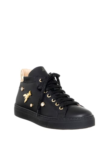 Patrizia Pepe Leren sneakers zwart