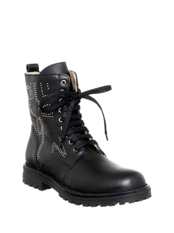 Patrizia Pepe Leder-Boots in Schwarz