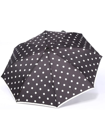 Knirps Regenschirm "Knirps Fiber T21 Duomatic" in Schwarz/ Weiß