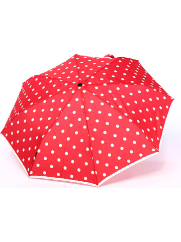 Knirps Parasol "Knirps Fiber T21 Duomatic" w kolorze czerwono-białym