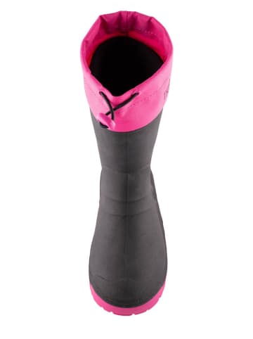 Trollkids Winterlaarzen "Isfjord" zwart/roze
