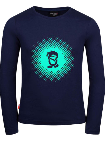 Trollkids Functioneel shirt "Pointillism" donkerblauw
