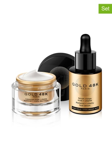 Gold 48K 2tlg. Gesichtspflege-Set