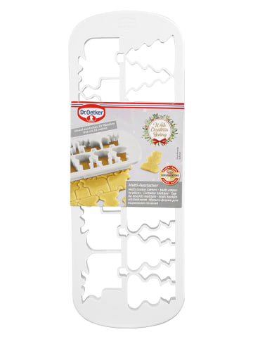 Dr. Oetker Wykrawacz w kolorze białym do ciastek - 32 x 11 cm