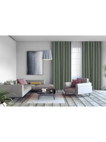 Lifa Living Ösenvorhang "Luxe" in Grün