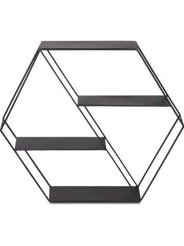 Lifa Living Wandmeubel "Marbella" zwart - (B)58 x (H)51 x (D)11 cm