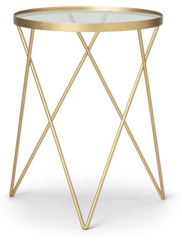 Lifa Living Beistelltisch in Gold - (H)47,5 x Ø 36 cm