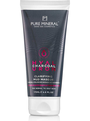 PURE MINERAL Gezichtsmasker "Charcoal Clarifying Mud Masque", 175 ml