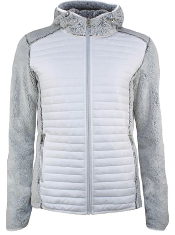 Peak Mountain Fleece vest "Astre" grijs/wit