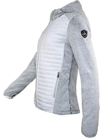 Peak Mountain Fleece vest "Astre" grijs/wit