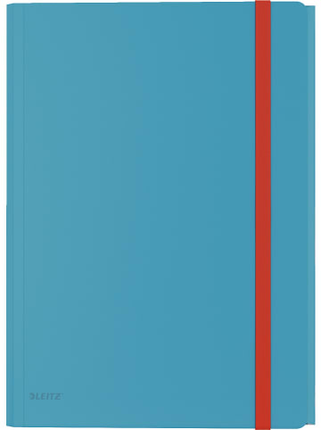 Leitz Teczka "Cosy" w kolorze niebieskim na gumkę - A4