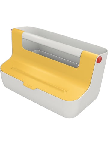 Leitz Pudełko "Cosy" w kolorze żółtym - 21,4 x 19,6 x 36,7 cm