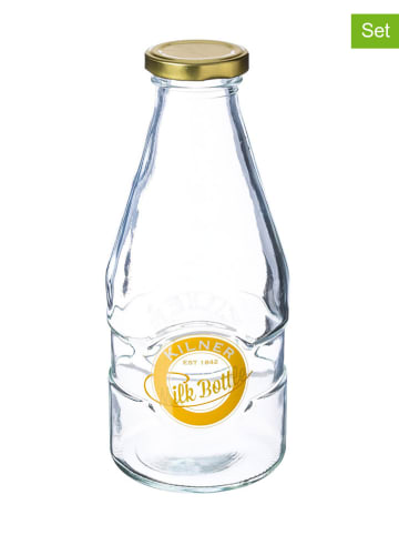 Kilner 2-delige set: melkflessen - 570 ml