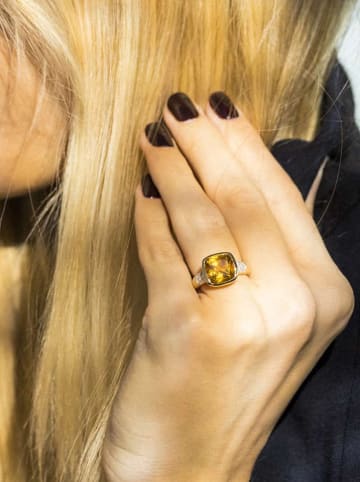 CARATELLI Gouden ring "Sucre d'Orge" met diamanten