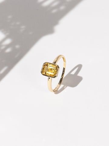 DIAMOND & CO Gold-Ring "Classy" mit Citrin