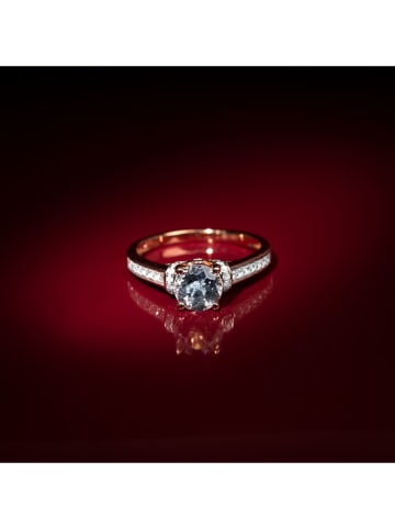 Roségouden ring "Chera" met diamanten