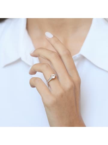 CARATELLI Roségold-Ring "Chera" mit Diamanten
