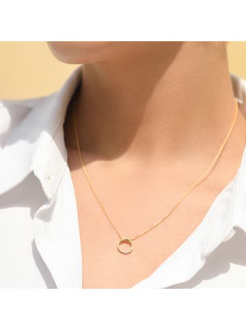 DIAMOND & CO Gold-Anhänger "Cercle" mit Diamanten