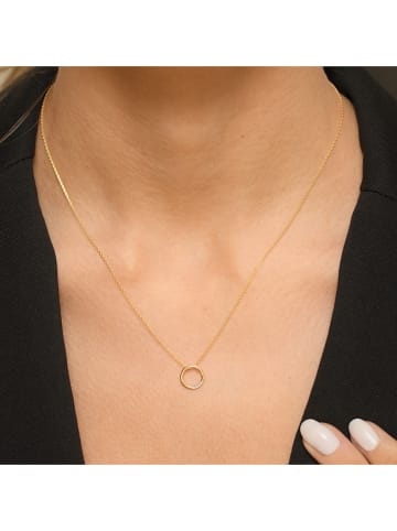 DIAMOND & CO Gold-Anhänger "Cercle" mit Diamanten