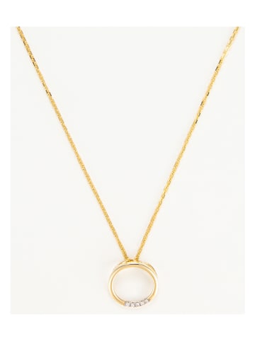 DIAMOND & CO Gold-Anhänger "Cercle" mit Diamanten