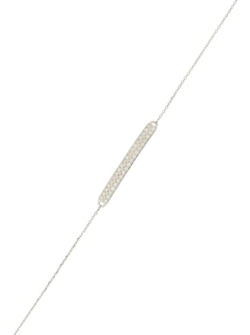 DIAMOND & CO Witgouden armband "Bunbury" met diamanten