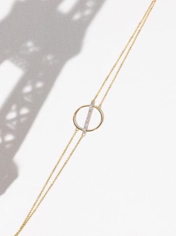 DIAMOND & CO Złota bransoletka "Ofaty" z diamentami