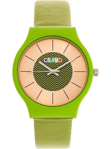 Crayo Kwartshorloge "Trinity" groen